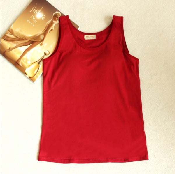 Γυναικείο φανελάκι  σπορ: λευκό, μπλε, κίτρινο, πράσινο, ροζ, κόκκινο, κυκλάμινα