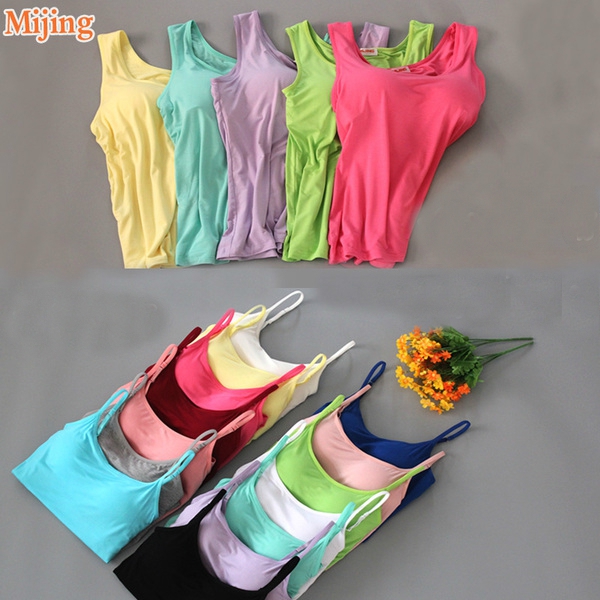 Γυναικείο φανελάκι  σπορ: λευκό, μπλε, κίτρινο, πράσινο, ροζ, κόκκινο, κυκλάμινα