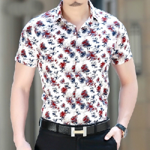 Мъжки летни цветни ризи в 6 модела 
