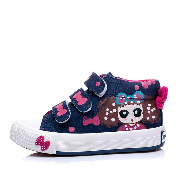 Обувки за момичета с връзки или лепки - 8 анимирани модела