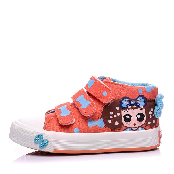 Обувки за момичета с връзки или лепки - 8 анимирани модела