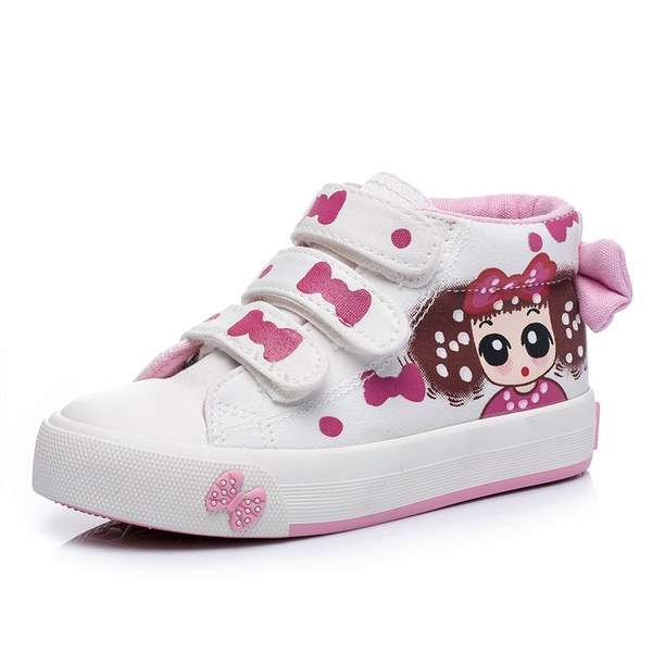 Обувки за момичета с връзки или лепки - 8 анимирани модела