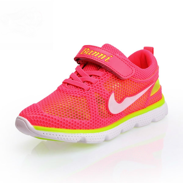 Детски маратонки за момичета -  мрежести модели в розов, зелен и син цвят