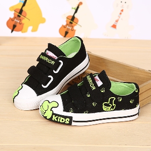 Παιδικά πάνινα παπούτσια με λουράκια βελκρό για αγόρια και κορίτσια - 17 μοντέλα