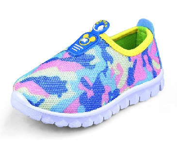 Детски удобни обувки за момичета -  цветни и мрежести модели 
