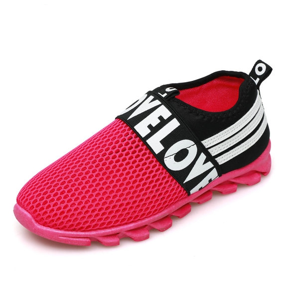 Παιδικά πάνινα παπούτσια για κορίτσια - χωρίς κορδόνια σε πολλά χρώματα - πράσινο, κόκκινο, ροζ, μπλε χρώμα