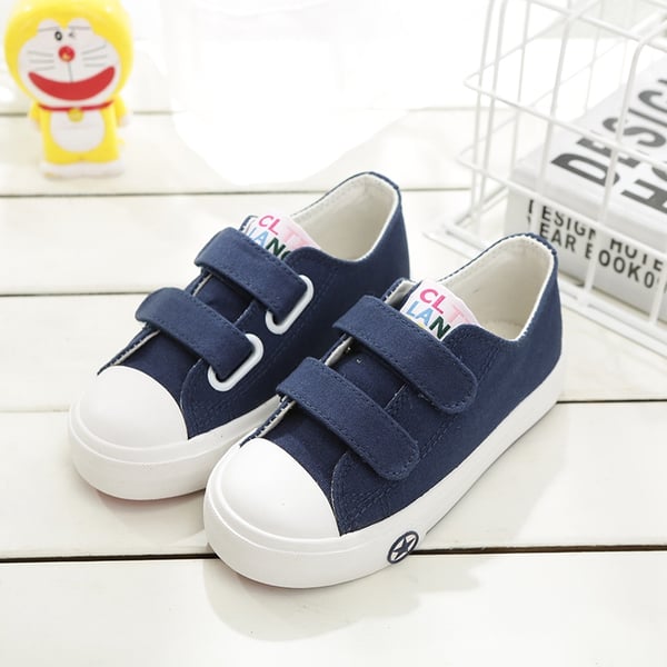 Παιδικά πάνινα παπούτσια από βαμβάκι με λουράκια βελκρό για αγόρια - 4 μοντέλα