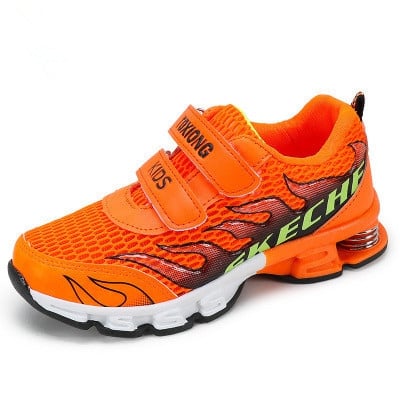 Παιδικά πάνινα παπούτσια για αγόρια και κορίτσια - κόκκινο, πορτοκαλί, μπλε και πράσινο χρώμα