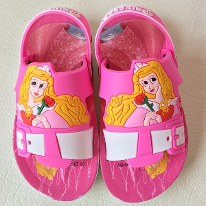 Дисни принцеса София детски сандали за момичета в лилав и розов цвят