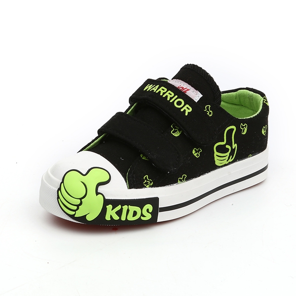 Παιδικά παπούτσια σε μαύρο και μπλε χρώμα