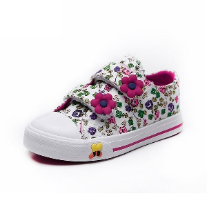 Детски обувки на цветя за момичета