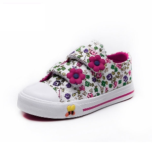 Детски обувки на цветя за момичета