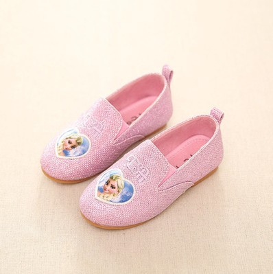 Ανοιξιάτικα παπούτσια για κορίτσια με την Princess Elsa - τρία χρώματα.