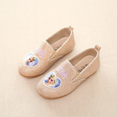 Ανοιξιάτικα παπούτσια για κορίτσια με την Princess Elsa - τρία χρώματα.