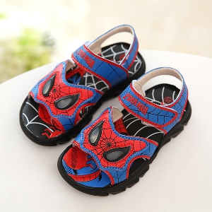 Детски сандали на Спайдърмен за момчета - 2 модела