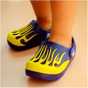 Детски чехли за момчета -2 в 1 - 3 модела - жълти, кафяви, сини