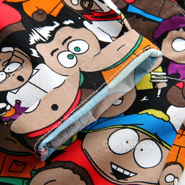 Детски шарени къси панталони за момчета