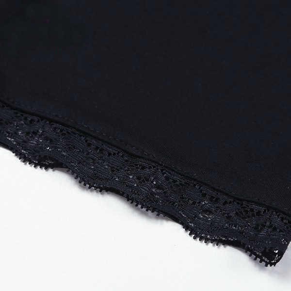 Детски еластични панталони за момичета - черни и бели