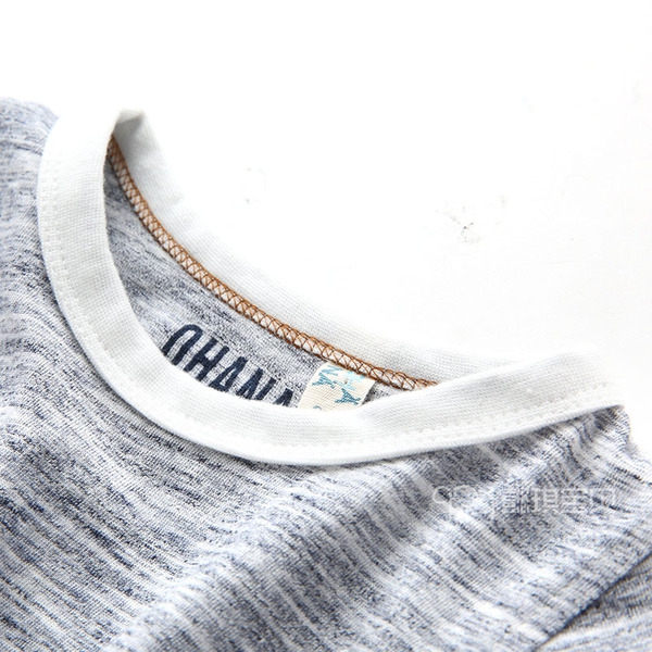 Раирани и едноцветни тениски с анимации с къс ръкав за момчета за ежедневие и плаж през лятото - 3 модела 