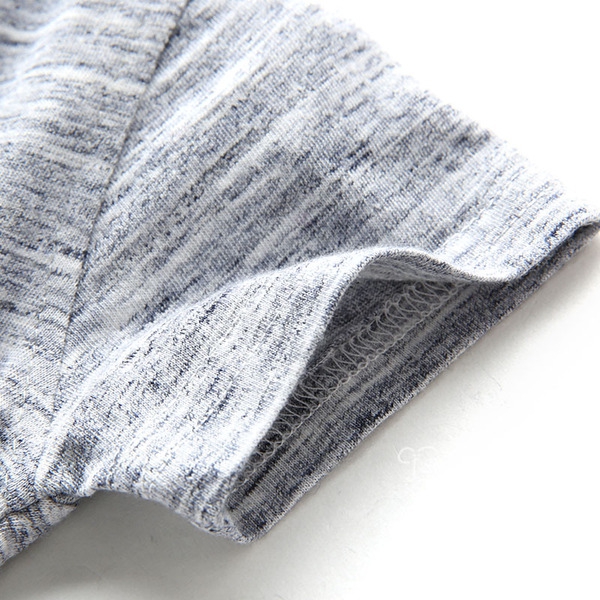 Раирани и едноцветни тениски с анимации с къс ръкав за момчета за ежедневие и плаж през лятото - 3 модела 