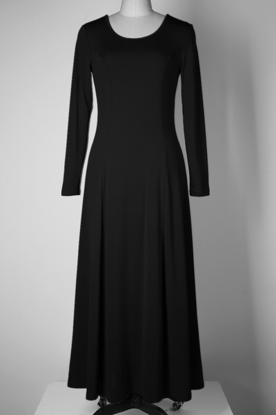 Κυρίες καλοκαίρι, ευρεία και μακρά βραδινά και casual φορέματα - αμάνικα, μικρό ή μακριά μανίκια - μπλε, μαύρο, κόκκινο κρασί, γ