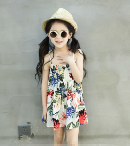 Детски копринени ежедневни рокли за малки момичета - няколко летни и цветни модела