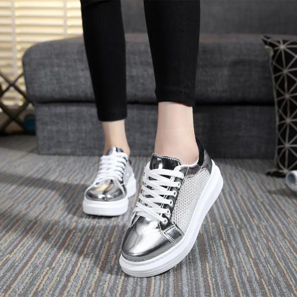 Дамски кецове от изкуствена кожа с платформа - подходящи за лятото и пролетта