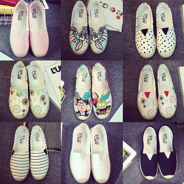 Дамски ежедневни многоцветни мокасини - пролетно - есенни