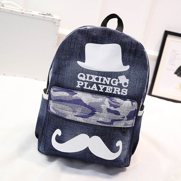 Дамска дънкова раница с презрамки - 4 модела с мека повърхност