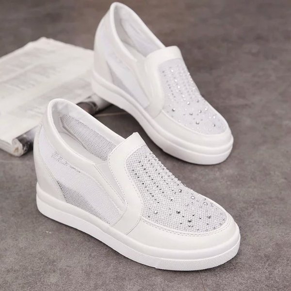 Дамски кецове от изкуствена кожа без връзки - 3 модела