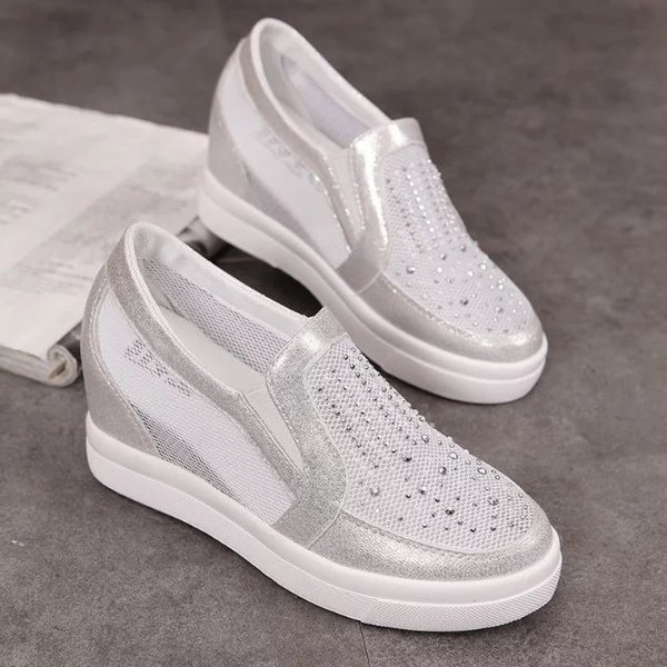 Дамски кецове от изкуствена кожа без връзки - 3 модела