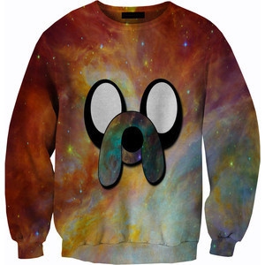 Дамски 3D блузи с дълъг ръкав - тип Слим, памучни - пролетни и есенни с анимации - Хелоу Кити, Дъга, Мики Маус