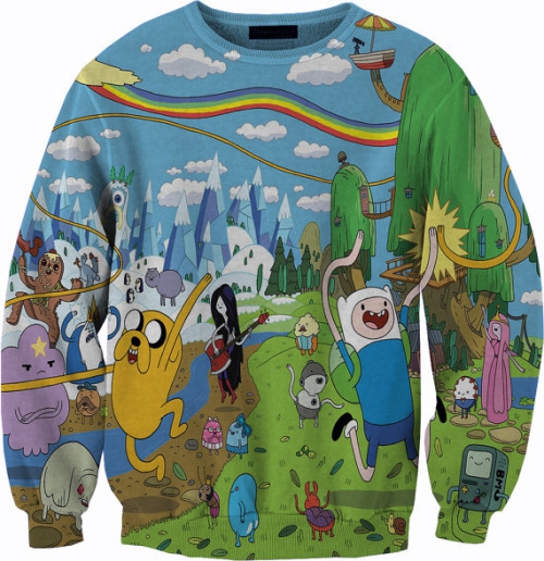 Дамски 3D блузи с дълъг ръкав - тип Слим, памучни - пролетни и есенни с анимации - Хелоу Кити, Дъга, Мики Маус