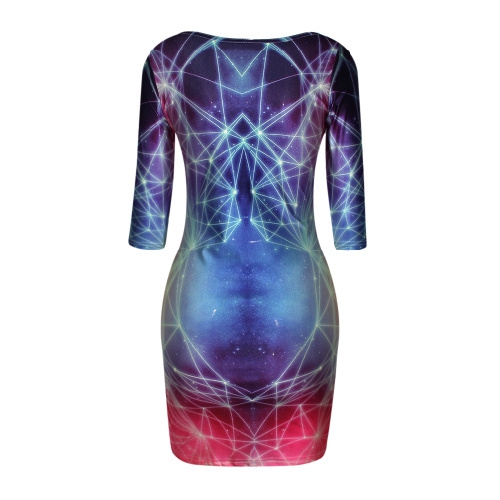 Дамски вечерни рокли в няколко цветни модела, вталени - 3D - леопард, дъга, лъв, мотиви с цветя