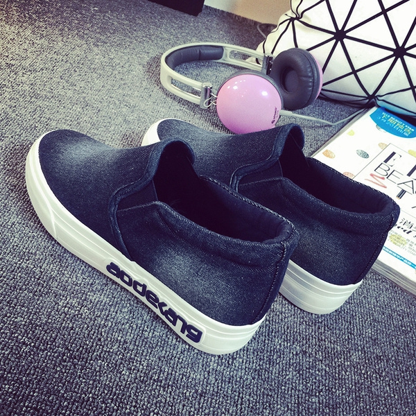 Дамски дънкови мокасини 3 цвята