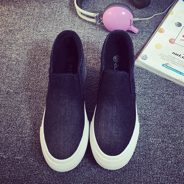 Дамски дънкови мокасини 3 цвята