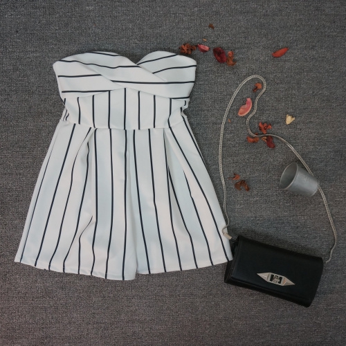 Дамски летен гащеризон тип бюстие