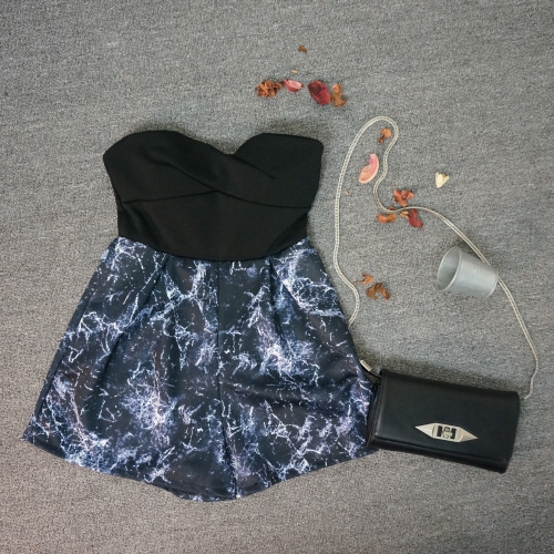 Дамски летен гащеризон тип бюстие