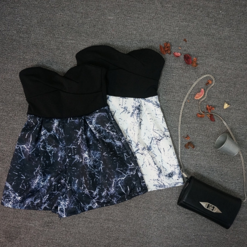 Дамски летен гащеризон тип бюстие