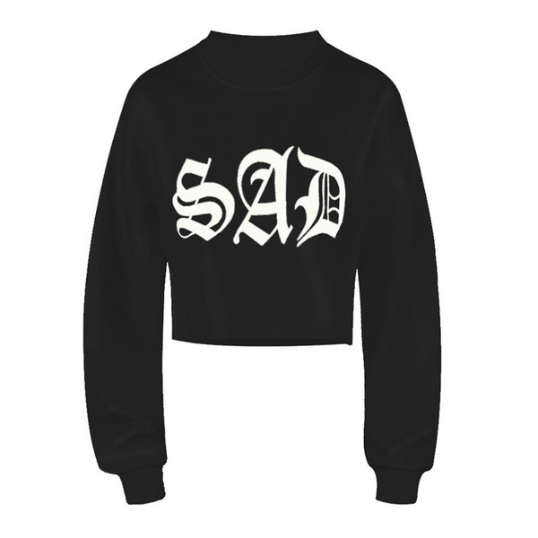 Дамски екип от къса блуза с дълъг ръкав и пола в два модела - SAD - розова и черна