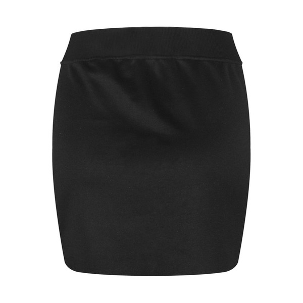 Дамски екип от къса блуза с дълъг ръкав и пола в два модела - SAD - розова и черна