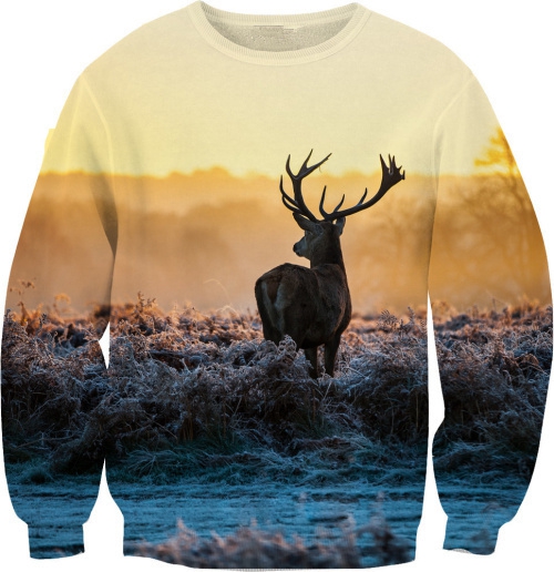 Дамска блуза с елен - стандартен размер 