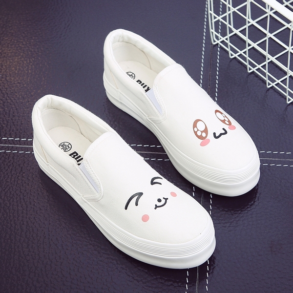 Дамски мокасини с емотикони