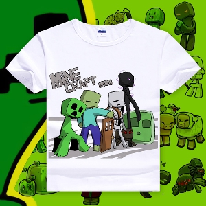 Αντρικά T-shirts Minecraft - 17 μοντέλα