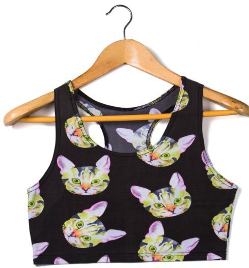 Γυναικείο μπουστάκι - καρώ, ριγέ και χρωματιστά - Polyester