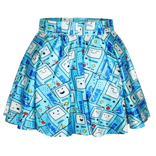 Дамски къси поли - 3D модели - Време за приключение, Симпсън и други цветни топ продукти