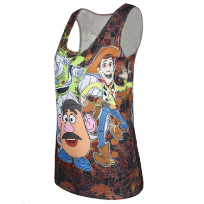 Дамски триизмерен потник с анимационни герои
