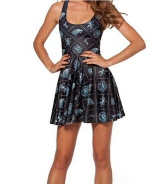 Дамски летни къси  рокли без ръкави, с къс или дълъг ръкав - топ цветни 3D модели - сини, виненочервени