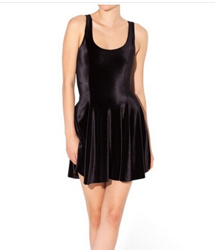 Дамски летни къси  рокли без ръкави, с къс или дълъг ръкав - топ цветни 3D модели - сини, виненочервени