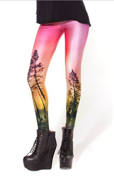 Дамски клин - 3D с интересен мотив и розов 